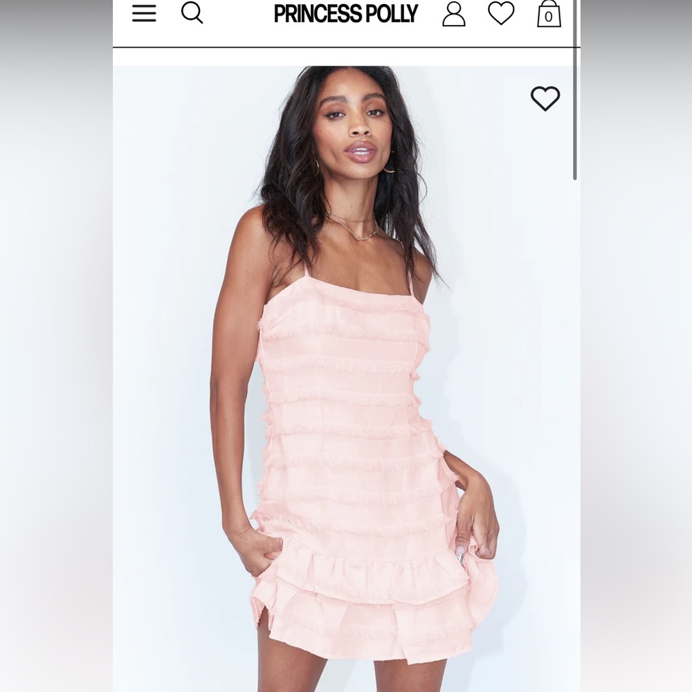 MOLINA MINI DRESS BLUSH